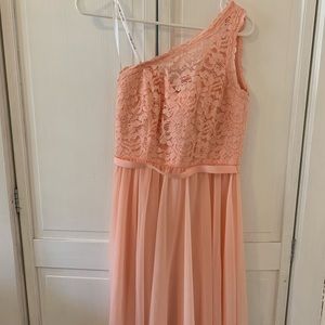Light Pink Lace Formal Dress